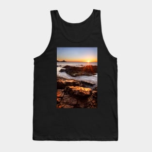 Mumbles Lighthouse, Bracelet Bay, Gower Tank Top